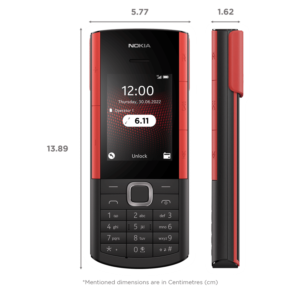 Buy Nokia 5710 XA (128MB, Dual SIM, Rear Camera, Black) Online - Croma